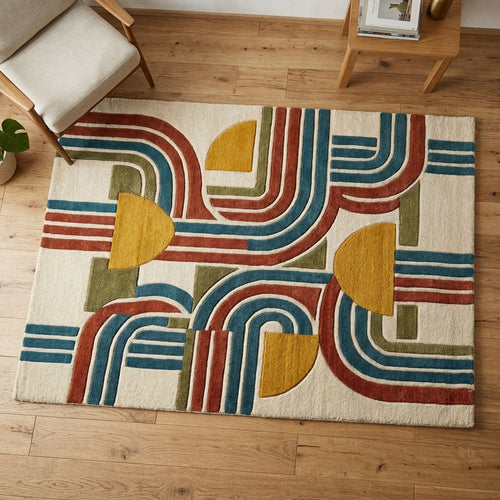 Arcadia Deep — Terracotta & Teal Layered Arch — Hero / room / overview
