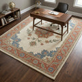 Muted Oushak — Modern Revival Rug — Hero / room / overview