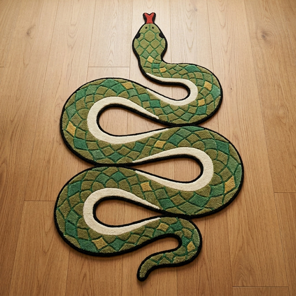 Garden Serpent — Botanical Hallway Runner — Hero / room / overview
